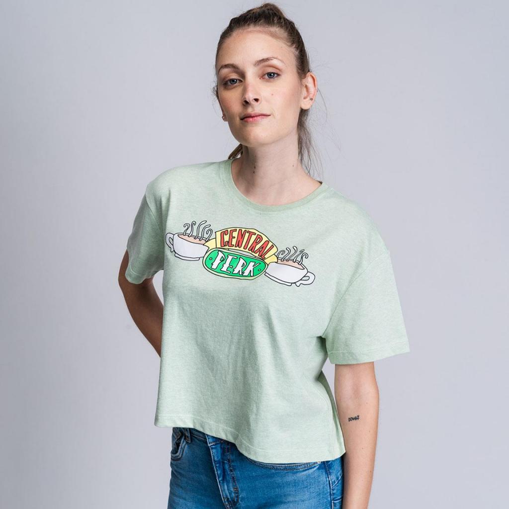 FRIENDS - Central Perk - Baumwoll-T-Shirt - Größe L