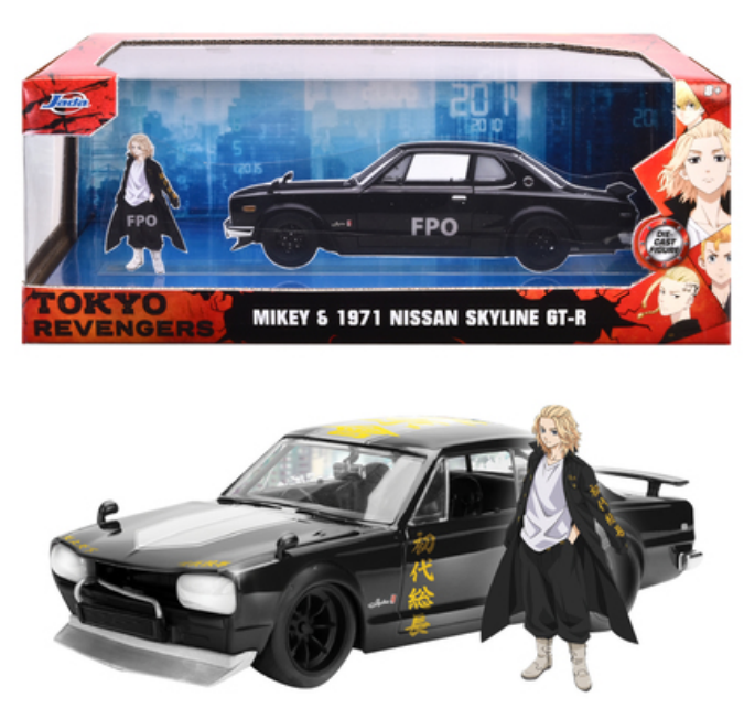 TOKYO REVENGERS – Mikey & 1971 Nissan Skyline GT-R – 1:24
