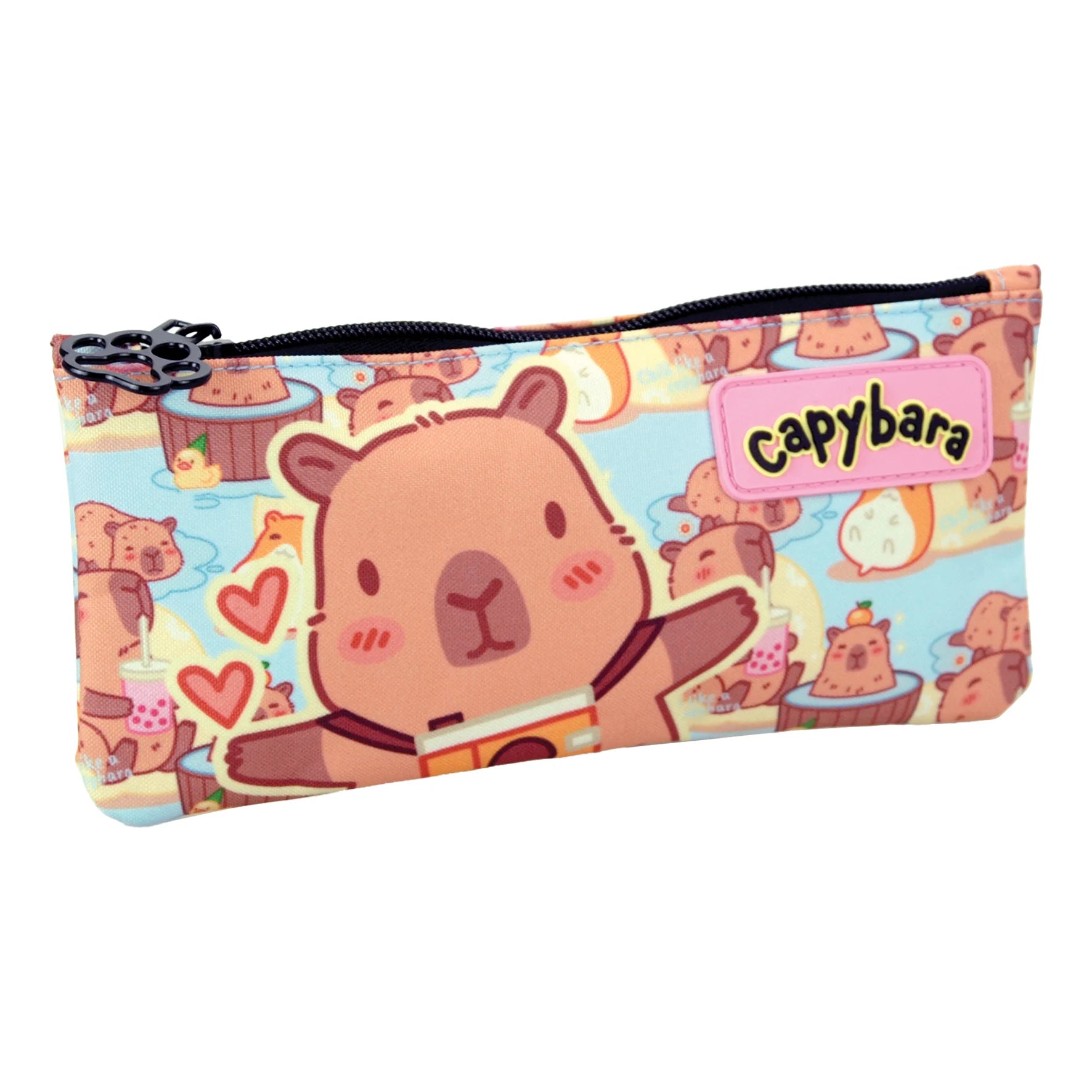 CAPYBARA - Flat Pencil Case