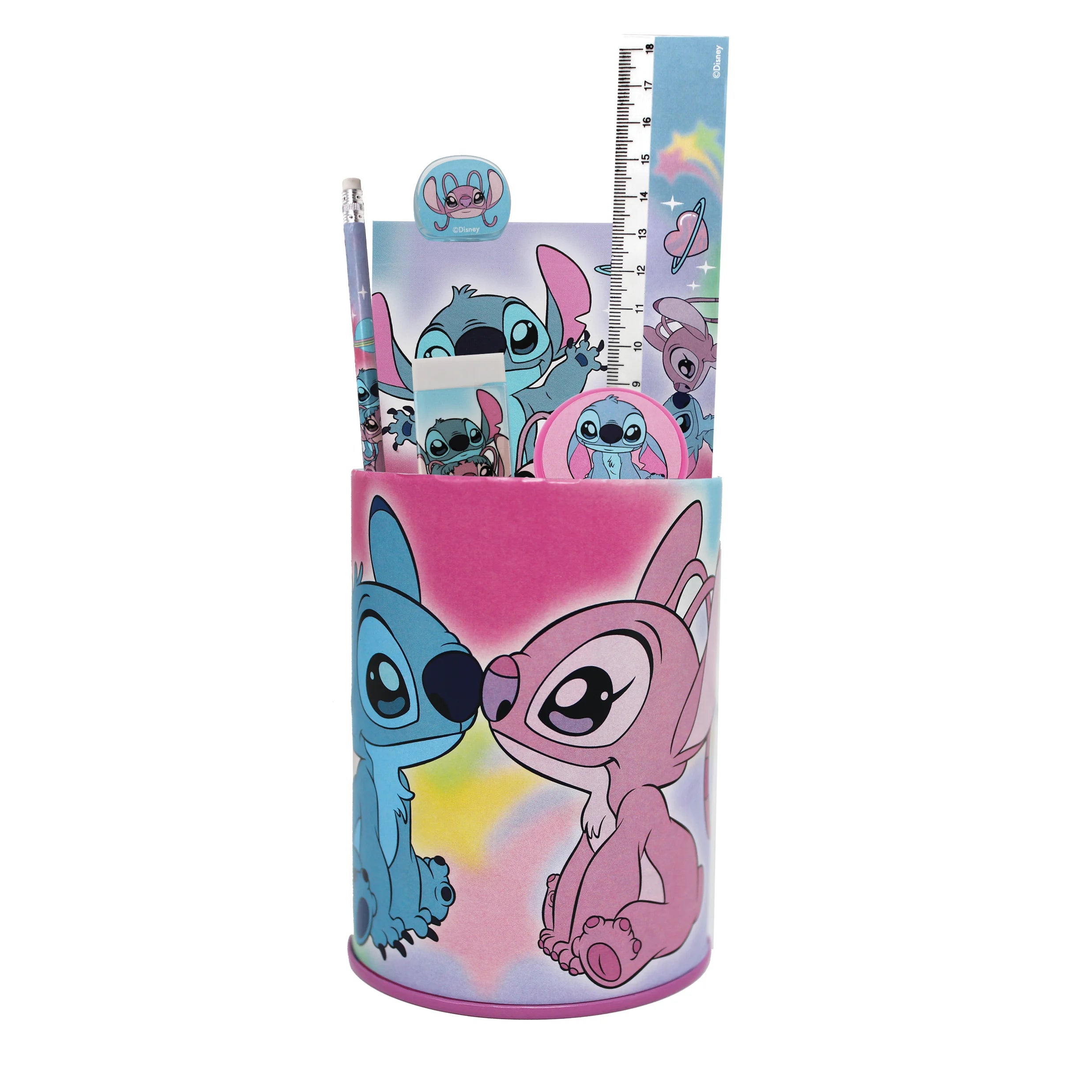 LILO & STITCH - Stationery Set + Pencil Pot - 7pc.