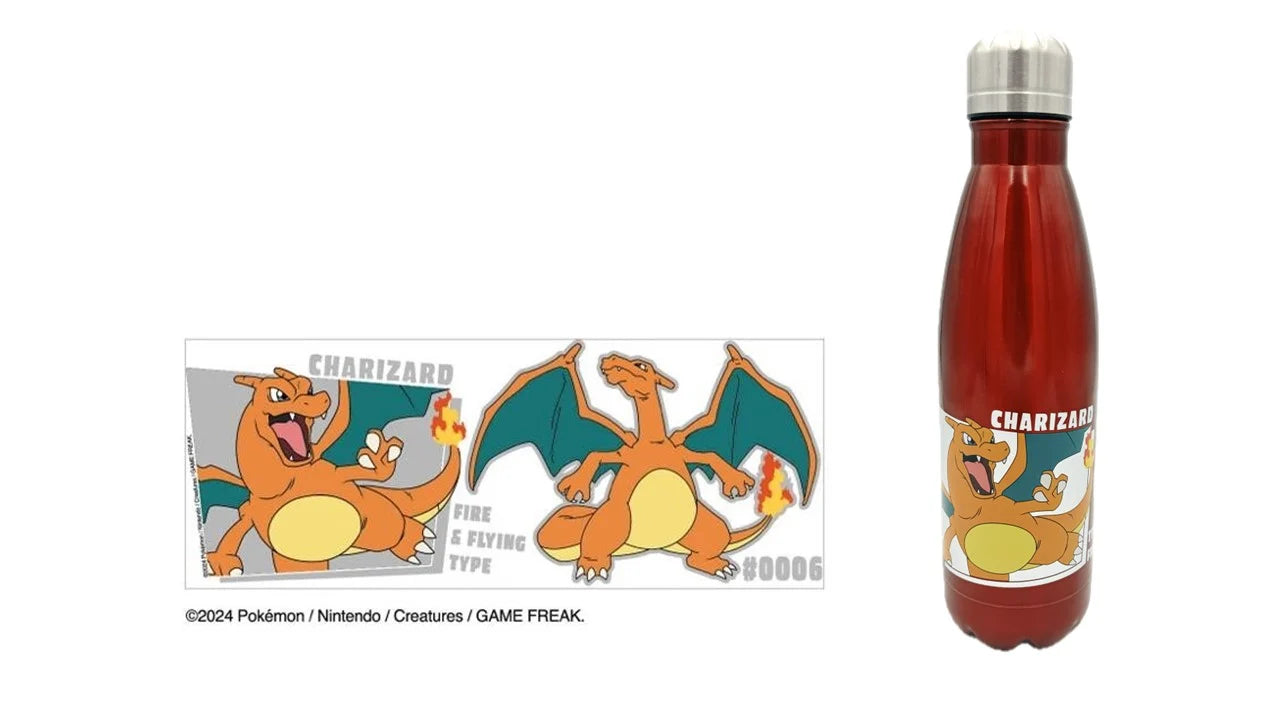 POKEMON - Charizard - Edelstahlflasche 26oz