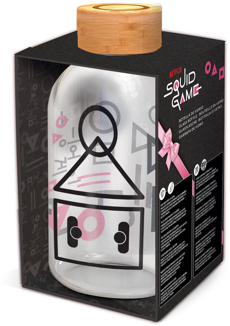 SQUID GAME - Glasflasche - Kleine Größe 620 ml