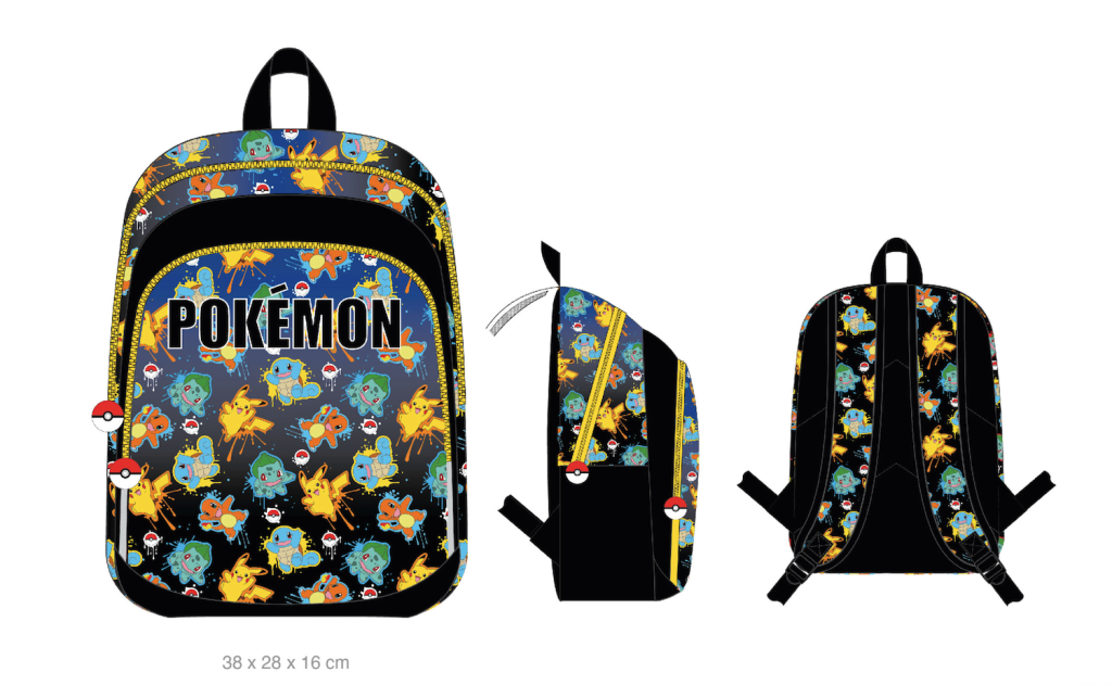 POKEMON - Teams - 2 Compartments BackPack '38x28x16cm'