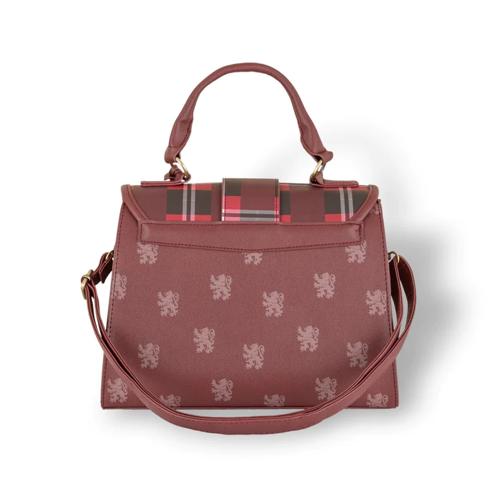 HARRY POTTER - Gryffondor - Sac à main Luxe Plaid à Carreaux + Charmes