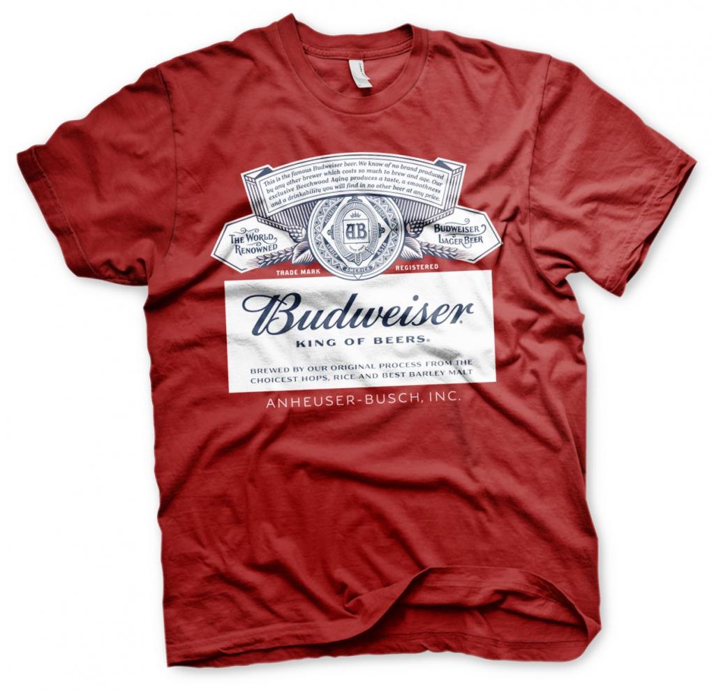 BIER - Budweiser Red Label - T-Shirt - (XXL)