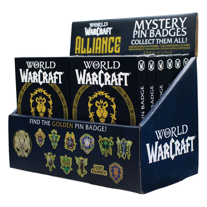 WORLD OF WARCRAFT - Alliance - Mystery Box of 12 Pin Badge
