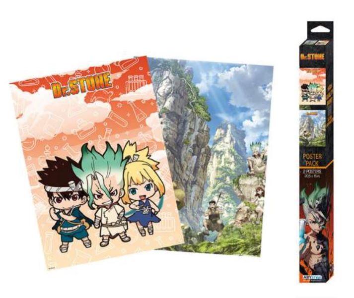 DR STONE - Kunstwerke - Set 2 Poster '52x38'