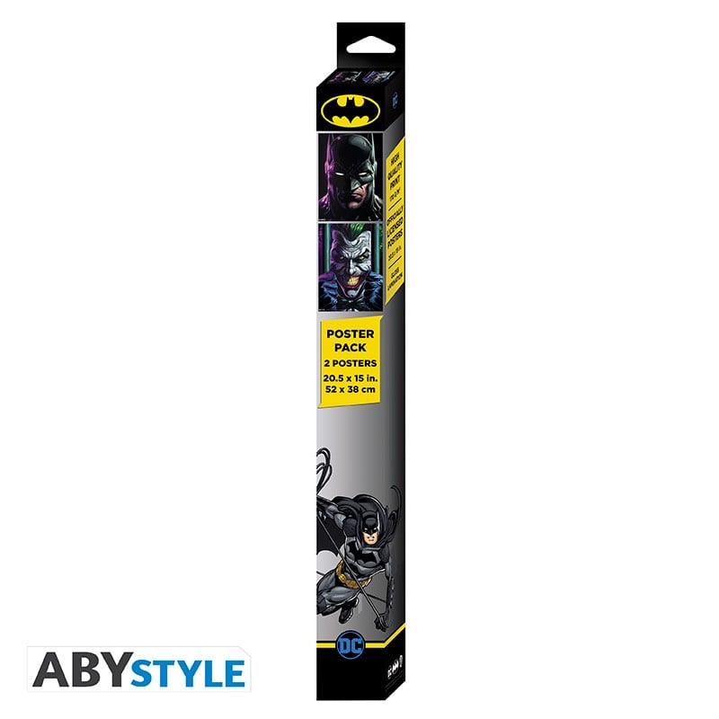 DC COMICS - Batman & Joker - Set de 2 posters '52x38'
