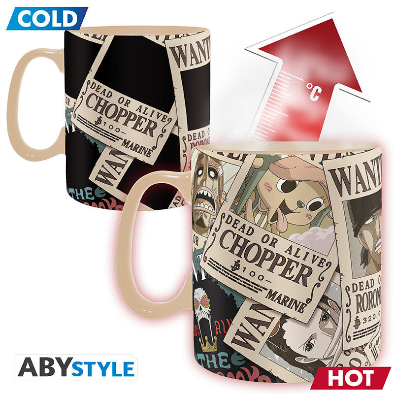 ONE PIECE - Wanted - Mug Heat Change 460ml