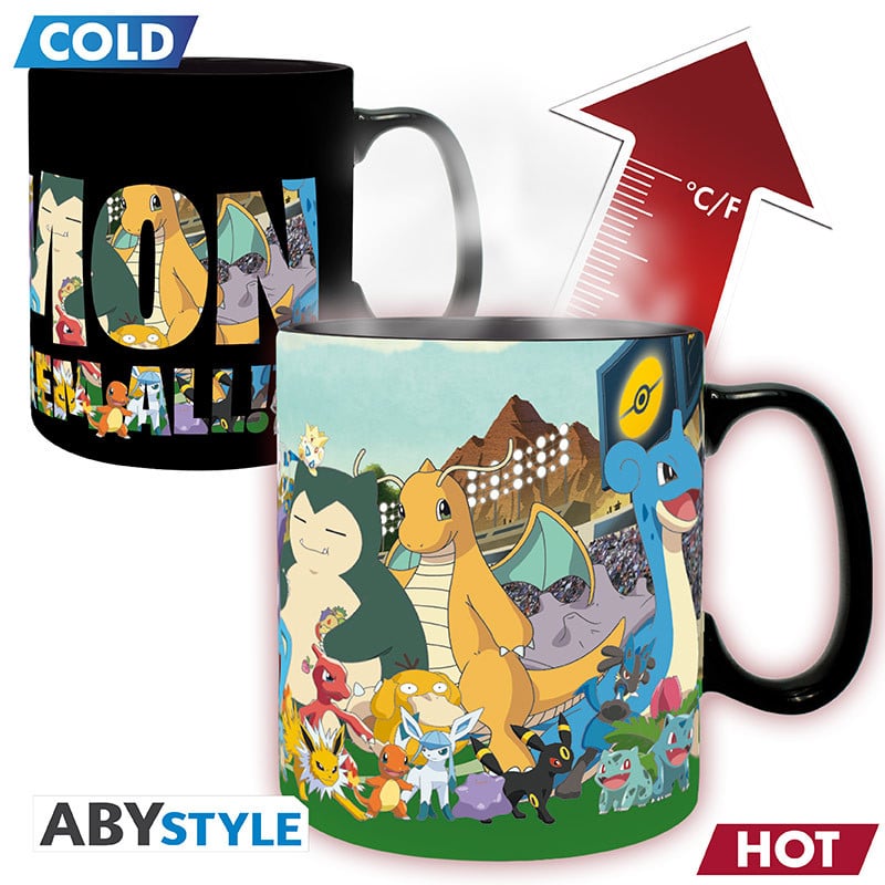 POKEMON - Catch them all - Mug Heat Change 460ml