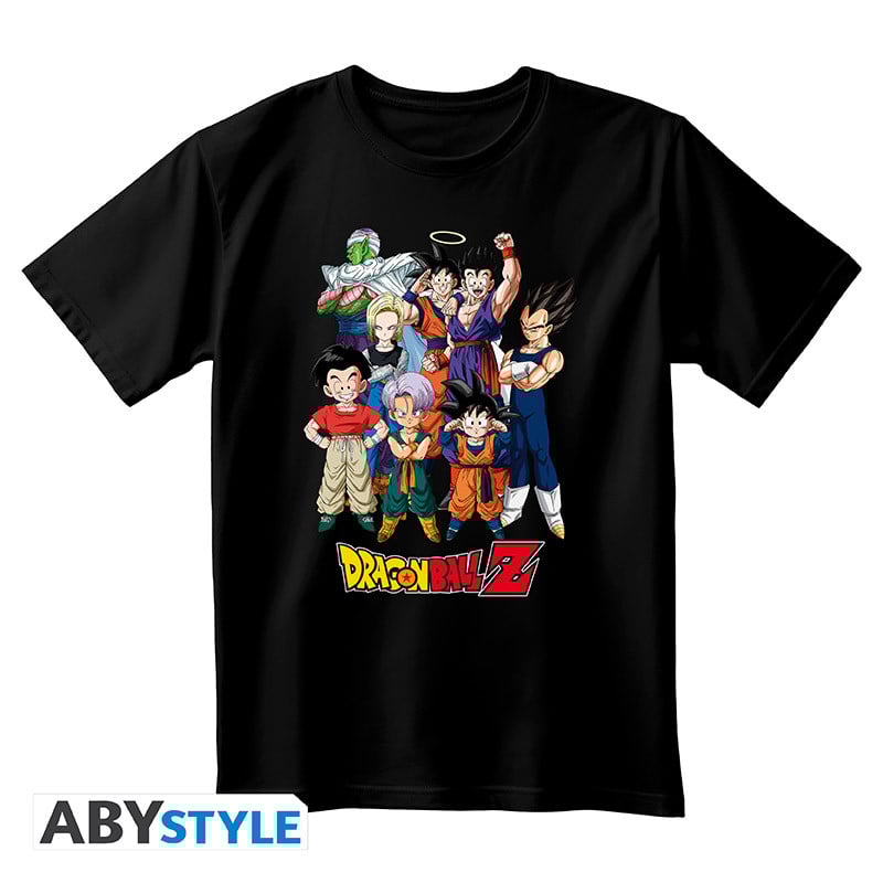 DRAGON BALL - T-Shirt DBZ Goku's Group Unisex black (L)