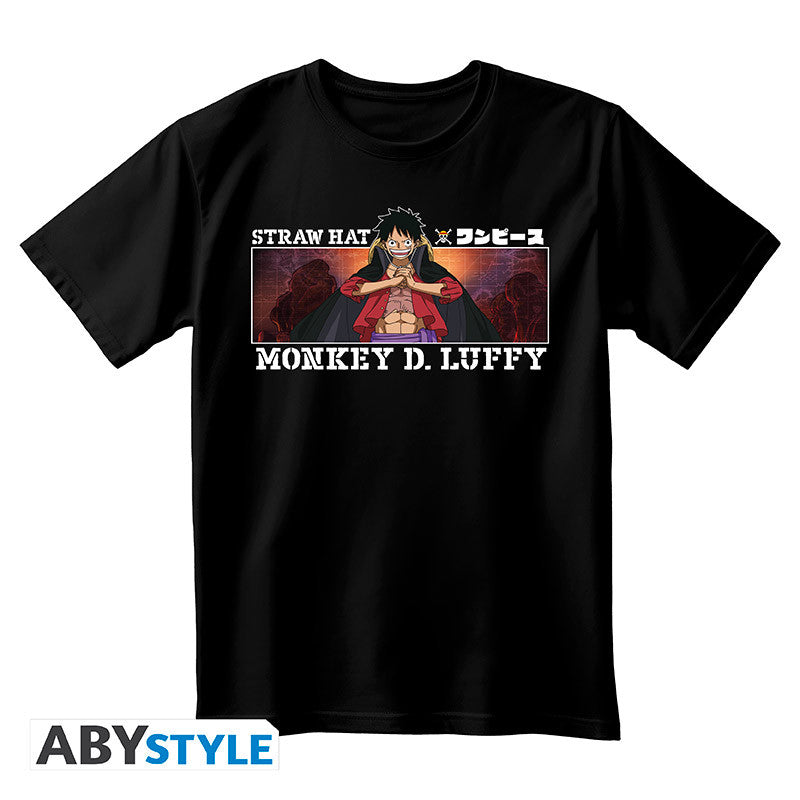 ONE PIECE - T-Shirt Monkey D.Luffy Unisex black (M)