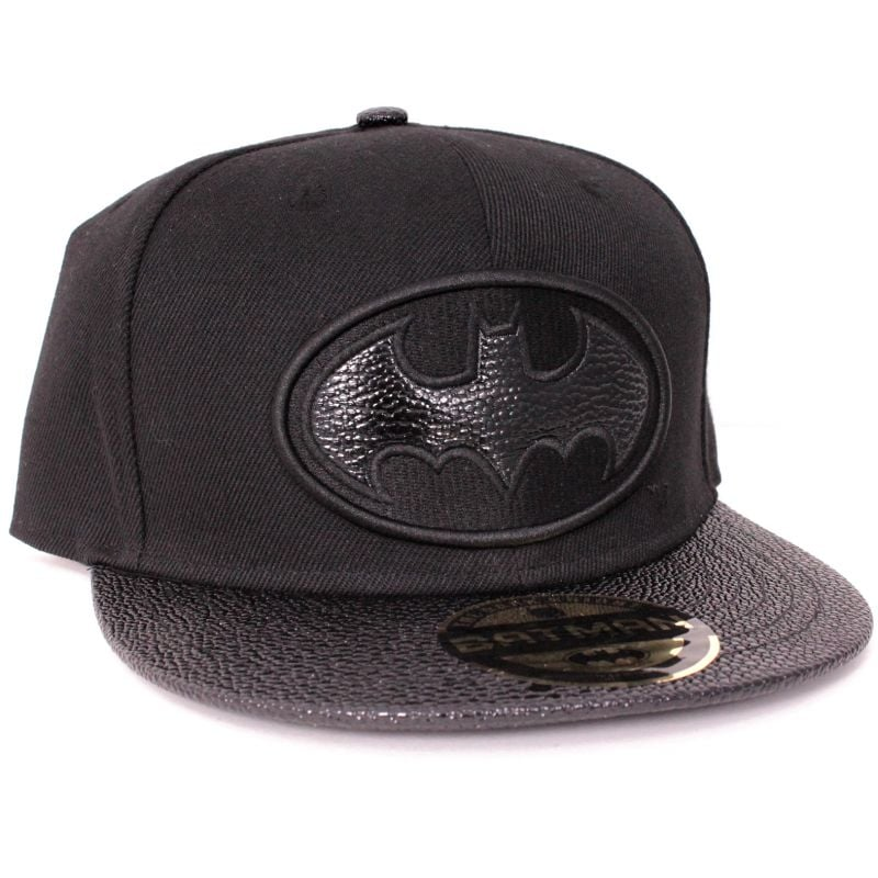 BATMAN - Cap Leather Logo