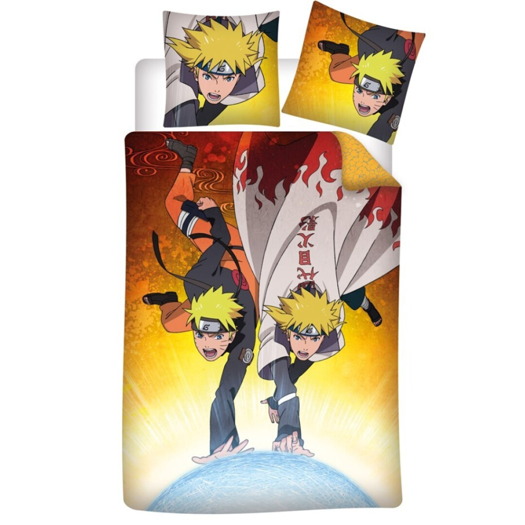 NARUTO - Minato & Naruto - Bettbezug 140x200cm - '100% Mikrofaser'