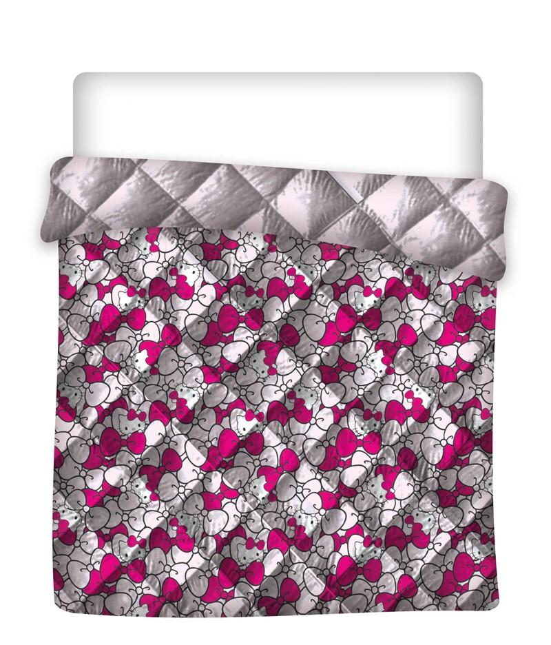 HELLO KITTY - Couverture en Quilt 240x220cm