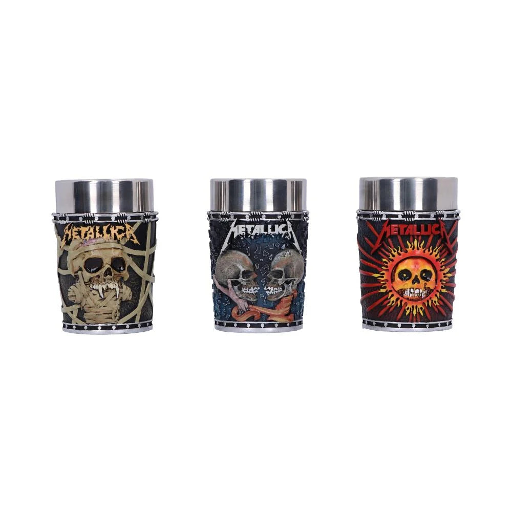 METALLICA - Pushead Art - Set of 3 Shot Glasses 8.5cm