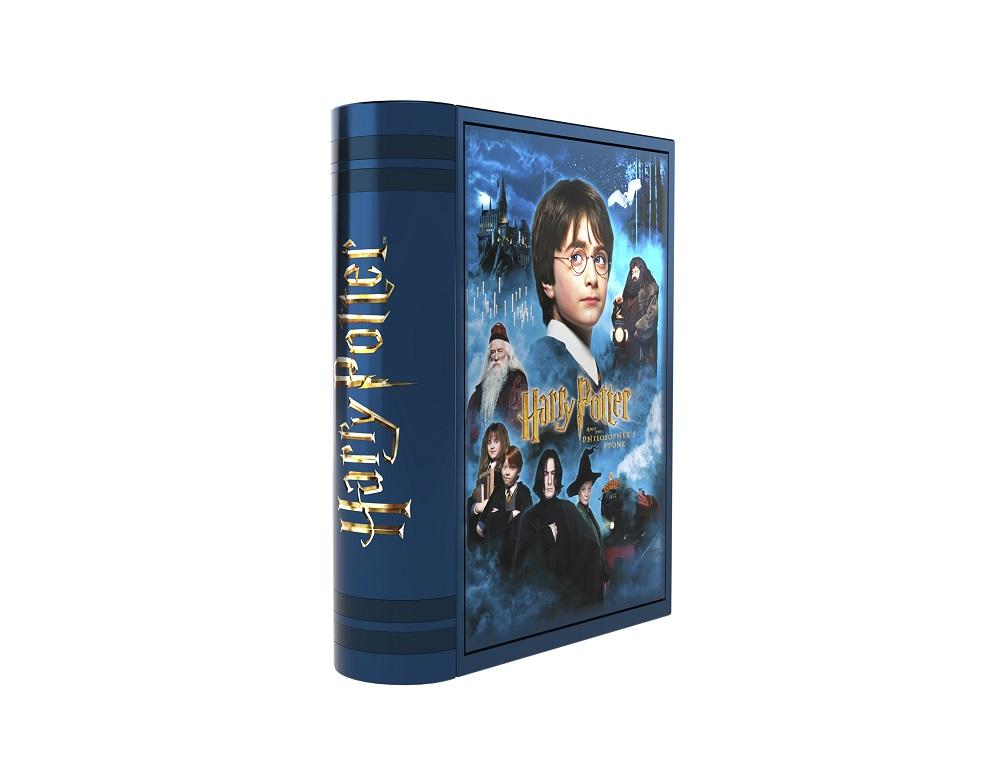 HARRY POTTER – Metallische Bücherbox – Bd. 1 - Briefpapier-Set 7-tlg.