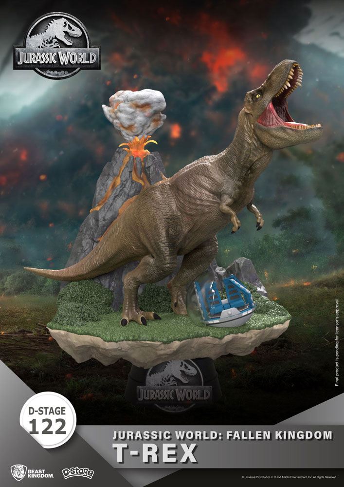 JURASSIC WORLD FALLEN KINGDOM - T-Rex - Diorama D-Stage 13cm