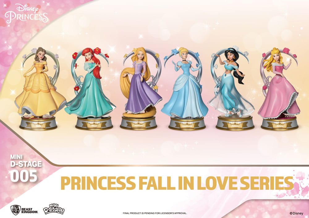 DISNEY - Princess Fall In Love - Fig. Mini Diorama 12cm assortment x6