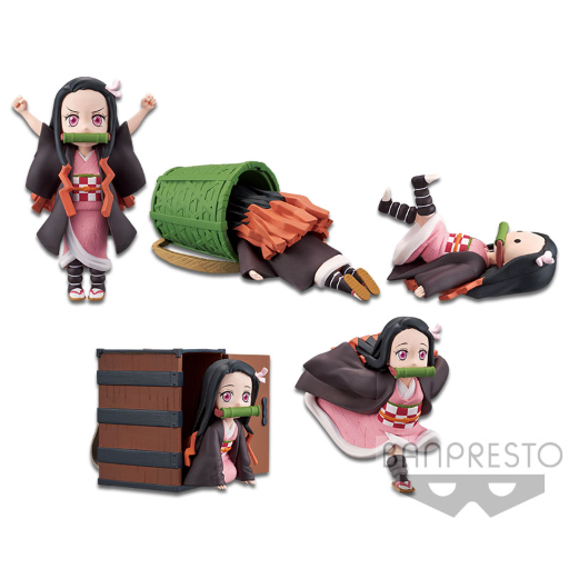 DEMON SLAYER-WCF Nezuko Kamado collection 1- Assortiment 12 Figure 7cm