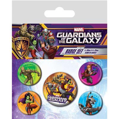 GUARDIANS OF THE GALAXY – Charaktere – Pack 5 Abzeichen