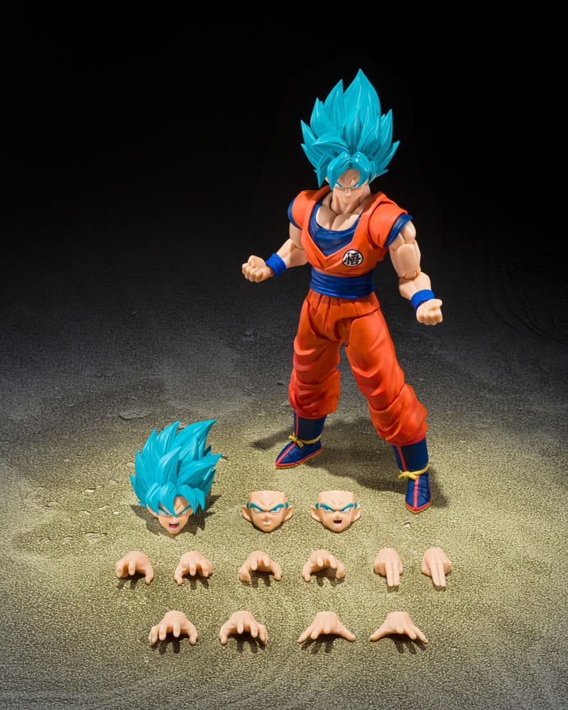 DRAGON BALL SUPER - SSGS Son Goku - Fig. S.H. Figuarts 15cm