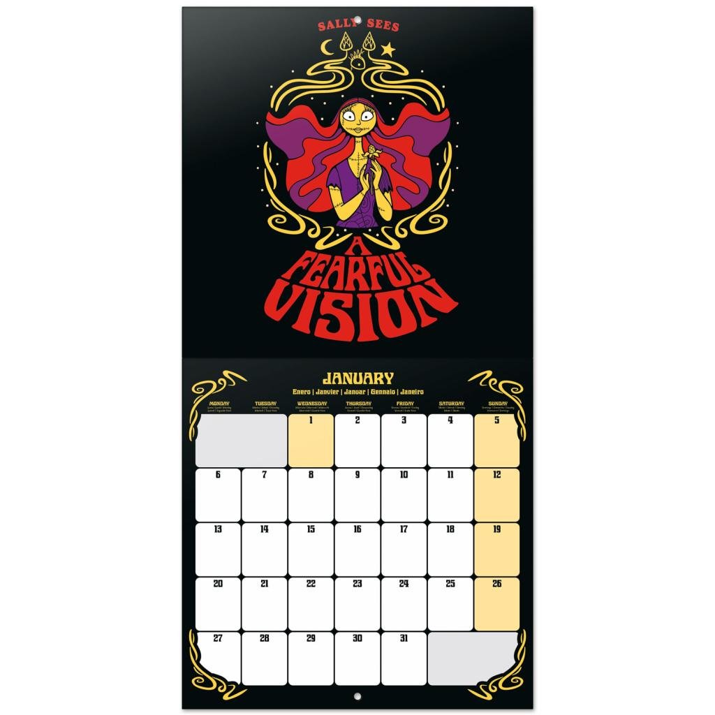 NIGHTMARE BEFORE XMAS - Wall Calendar 2025