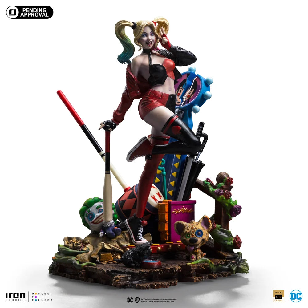 DC COMICS - Harley Quinn - Statue Art Scale 1/10 Deluxe 22cm