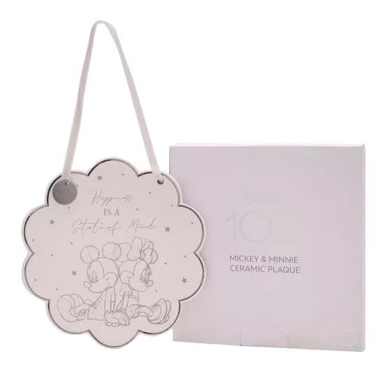 MICKEY & MINNIE – Deko-Plakette aus Keramik