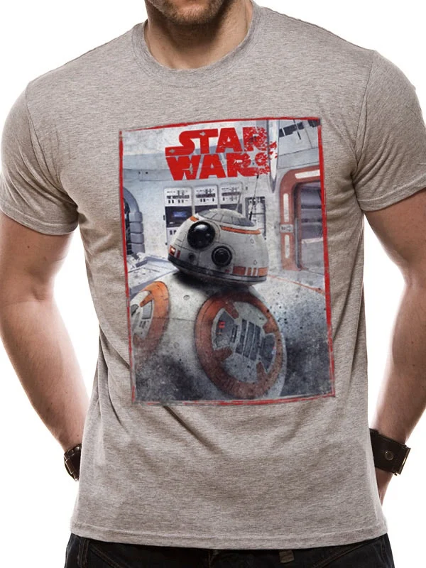 STAR WARS 8 Die letzten Jedi - T-Shirt BB8 Reveal (S)