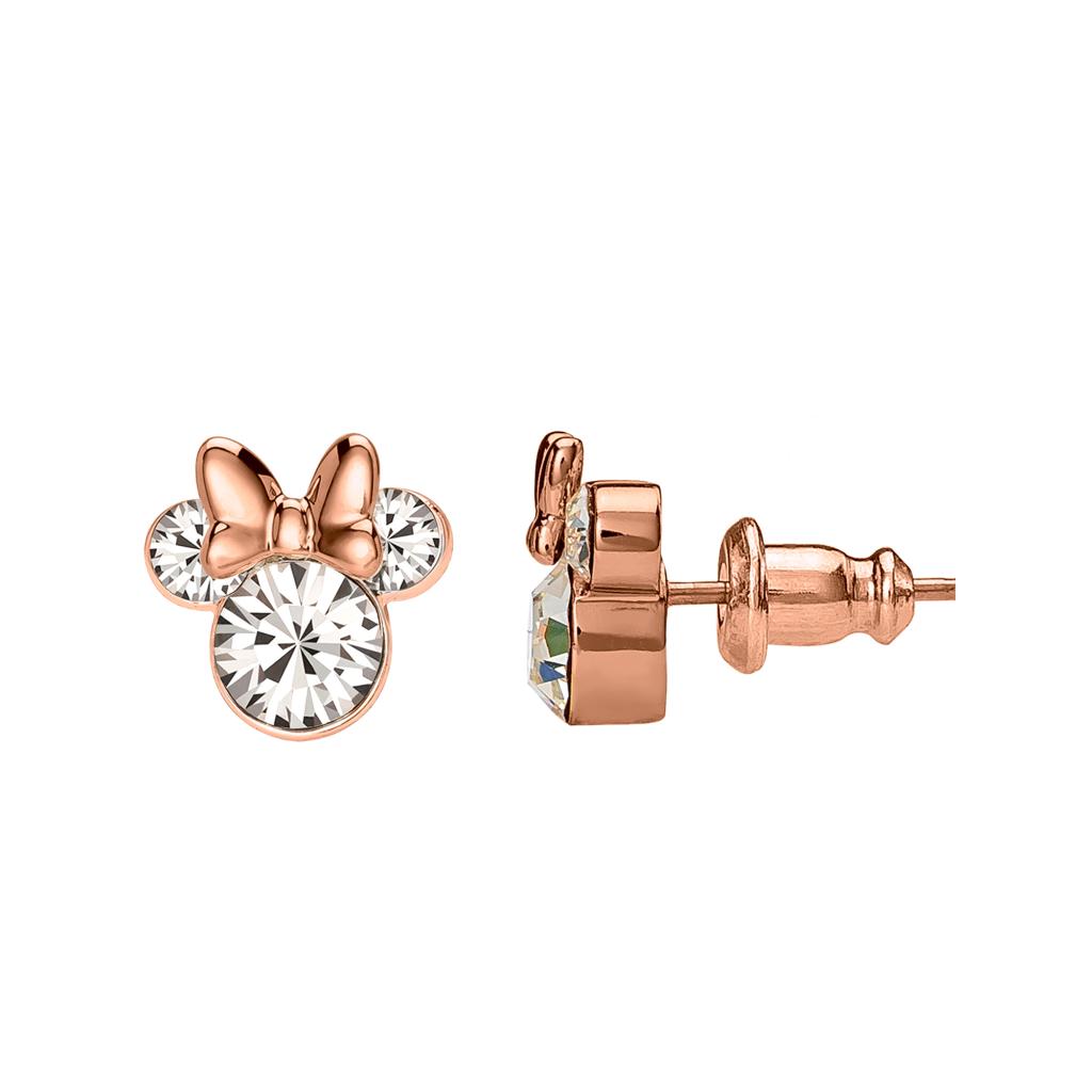 MINNIE – Paar Ohrstecker – Messing versilbert