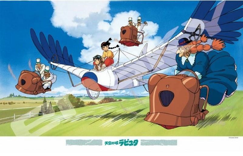 SCHLOSS IM HIMMEL - Flugtest - Puzzle 1000P