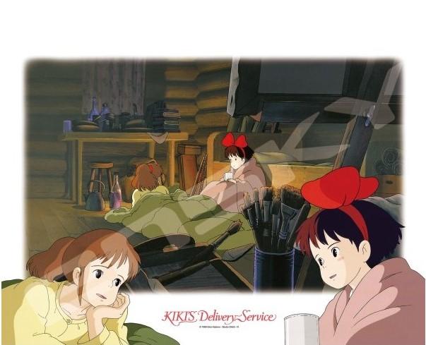 KIKI'S LIEFERSERVICE - Kiki & Ursula in Ursulas Hütte - Puzzle 500P