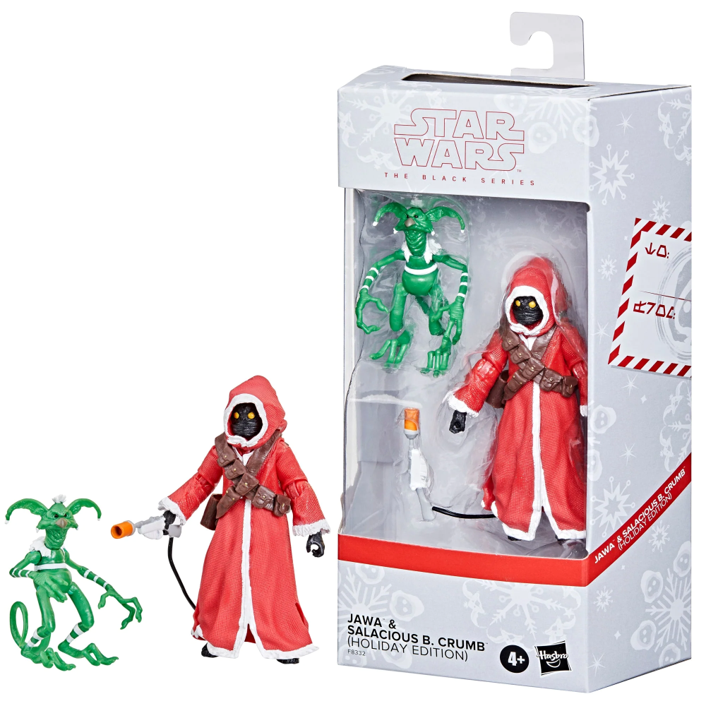 STAR WARS – Jawa & Salacious (Holiday Edition) – Abb. Schwarze Serie 15cm