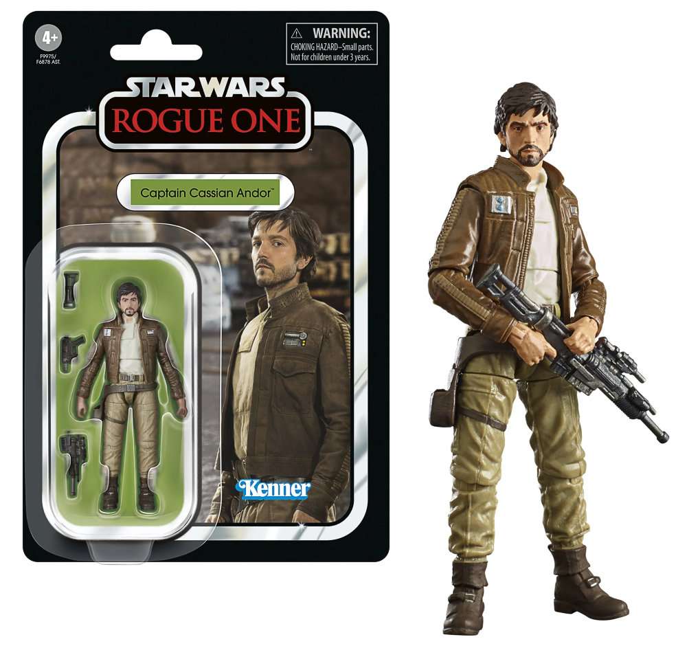 STAR WARS ROGUE ONE - Cassian Andor - Figur Vintage Collection 10cm