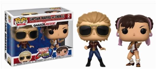 MARVEL Vs CAPCOM – POP 2-Pack – Captain Marvel Vs Chun-Li