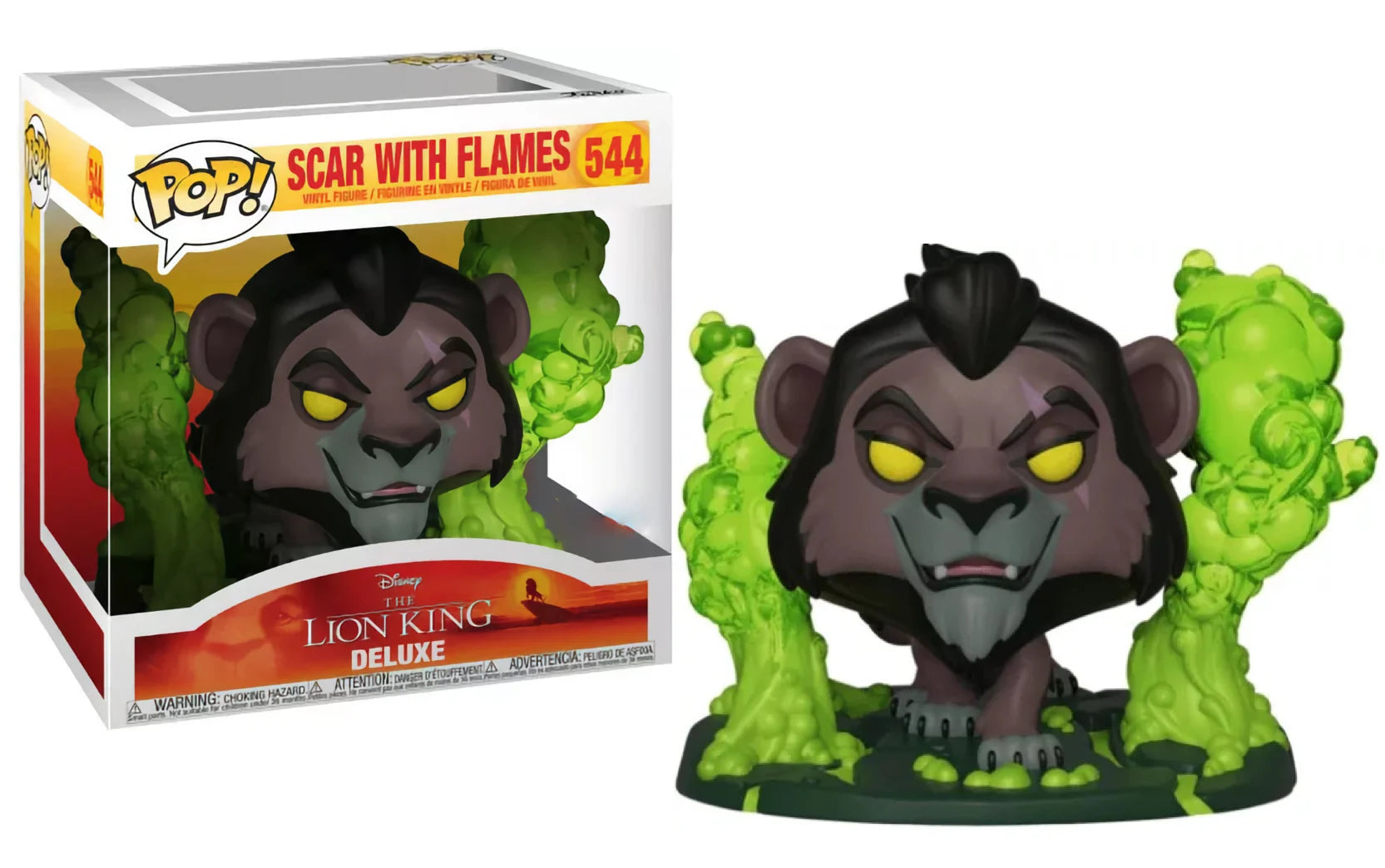 THE LION KING - POP Deluxe N° 544 - Scar in Flames with Chase