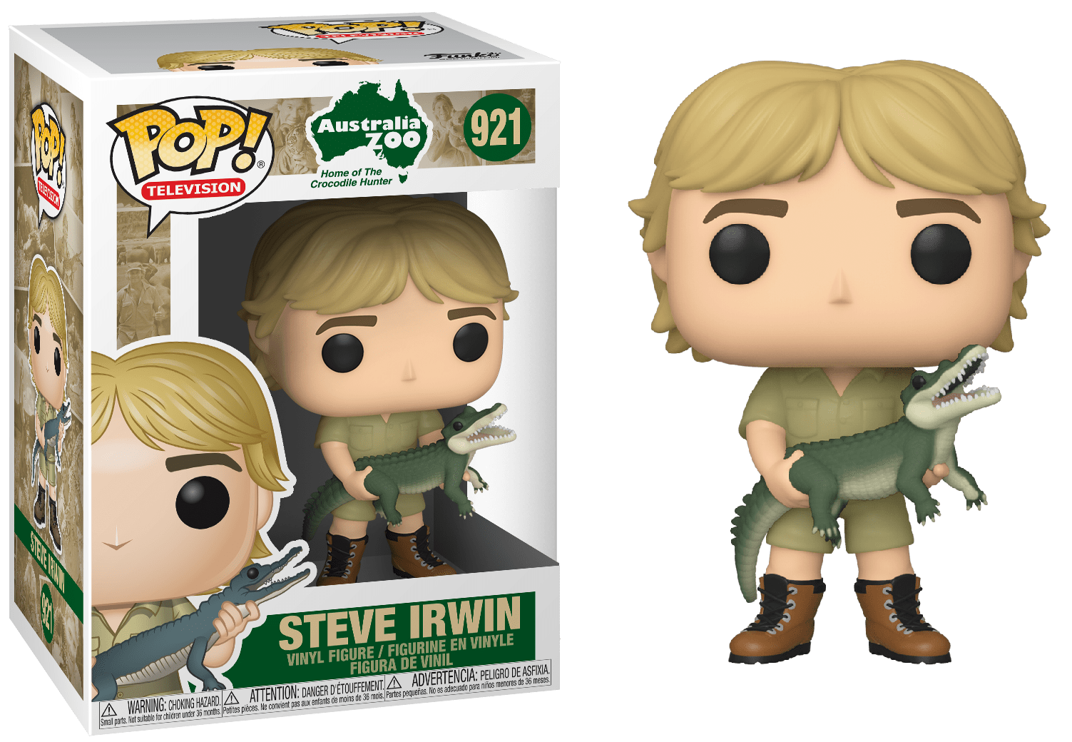 CROCODILE HUNTER - POP N° 921 - Steve Irwin with Chase