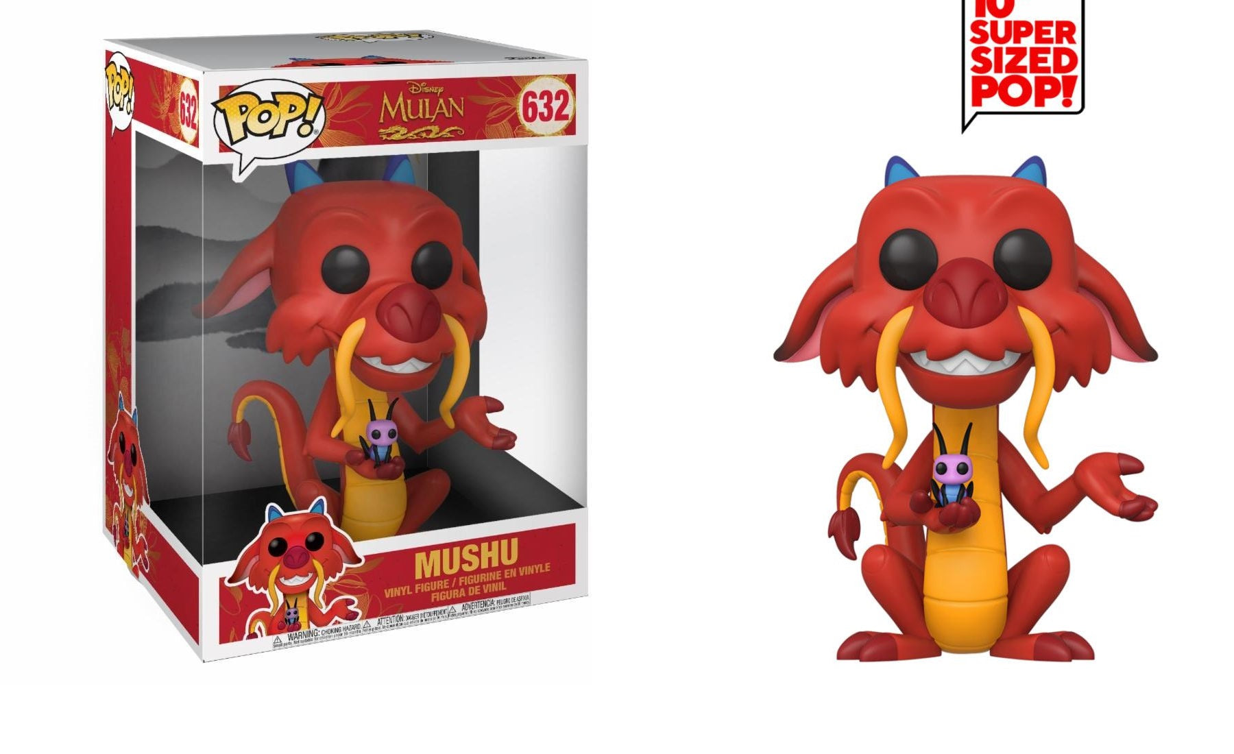 DISNEY - Mulan - POP JUMBO 10" N° 632 - Mushu