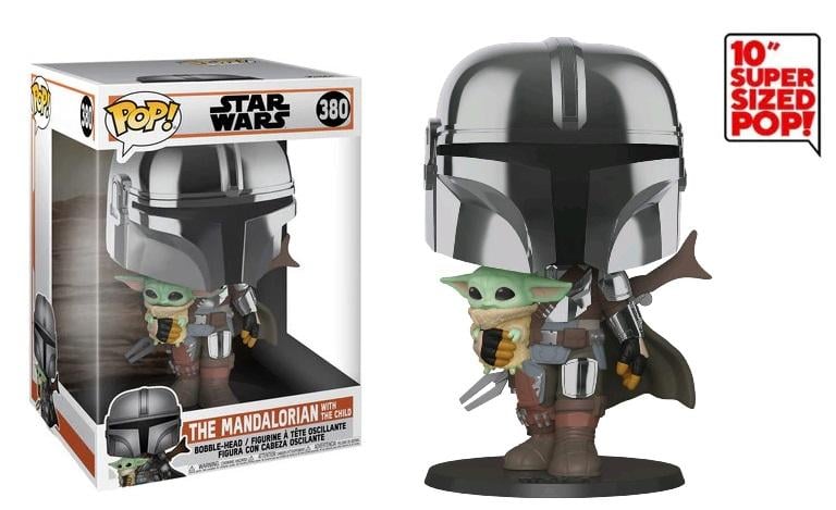THE MANDALORIAN – POP JUMBO 10" Nr. 380 – Mandal. Mit dem Kind