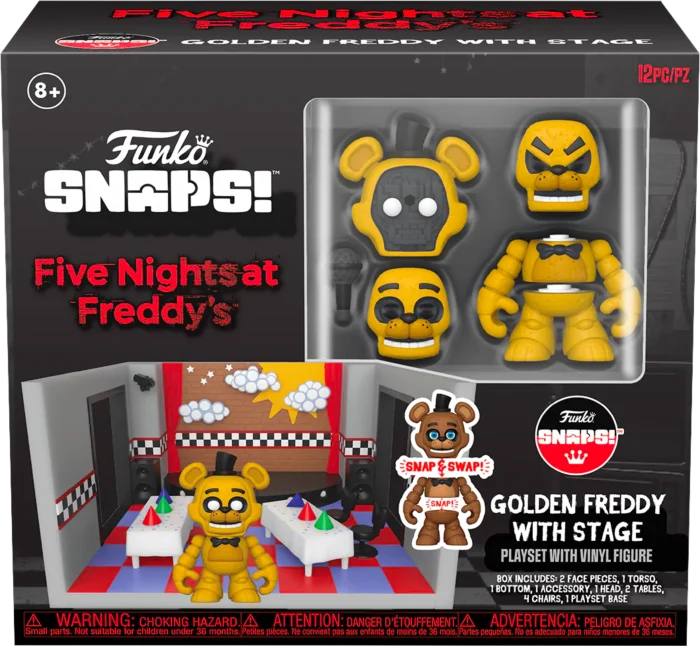 FNAF - Stage w/ Freddy (GD) - Snap Playset Funko