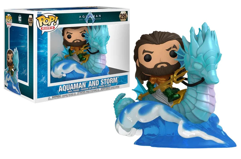 AQUAMAN 2 - POP Ride DLX Nr. 295 - Aquaman und Storm