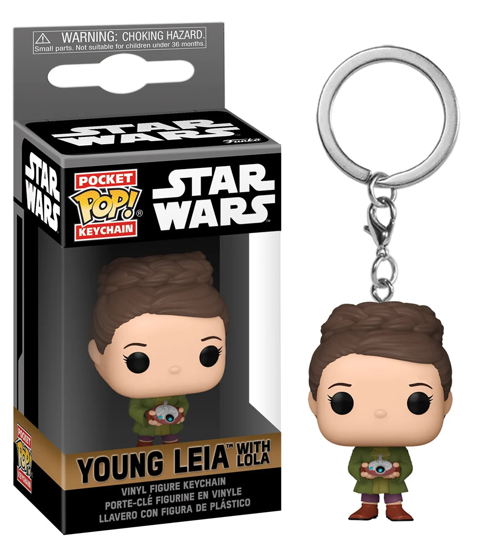 STAR WARS OBI-WAN KENOBI - Pocket Pop Schlüsselanhänger - Leia Organa „Young“