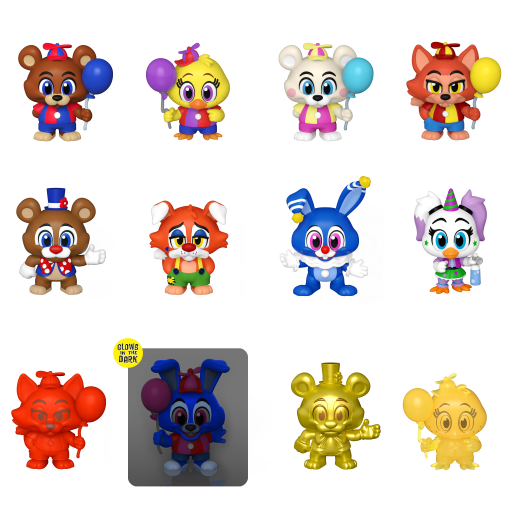 FNAF SECURITY BREACH S2 – Mystery Minis (BOX 12 Figuren)