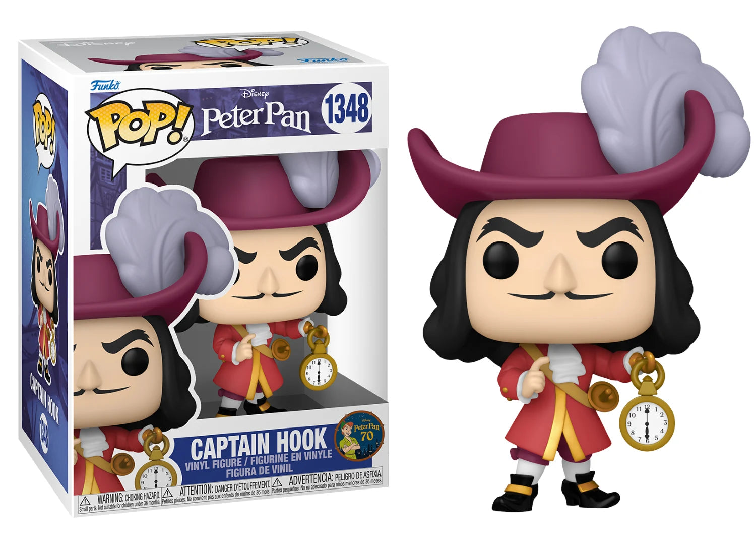 PETER PAN „70TH ANNIVERSARY“ – POP Nr. 1348 – Captain Hook
