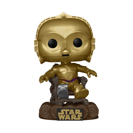 STAR WARS 6 „40TH ANNIVERSARY“ – POP Nr. 609 – C3PO auf Stuhl