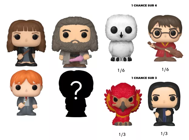 HARRY POTTER – Bitty Pop 4er-Pack 2,5 cm – Hermine im Gewand