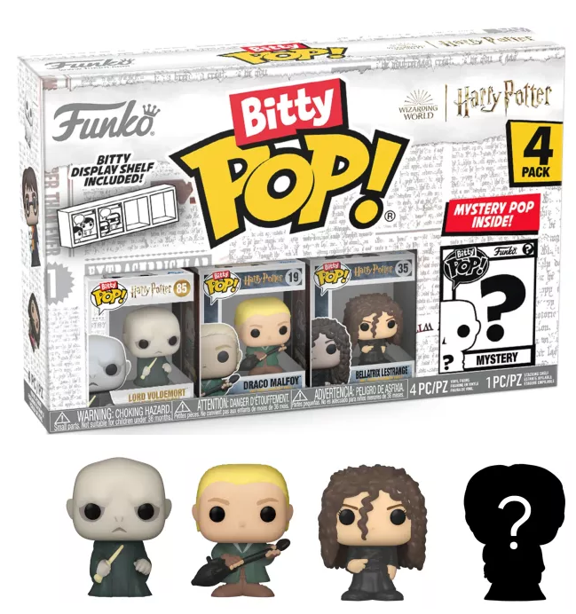 HARRY POTTER – Bitty Pop 4er-Pack 2,5 cm – Voldemort