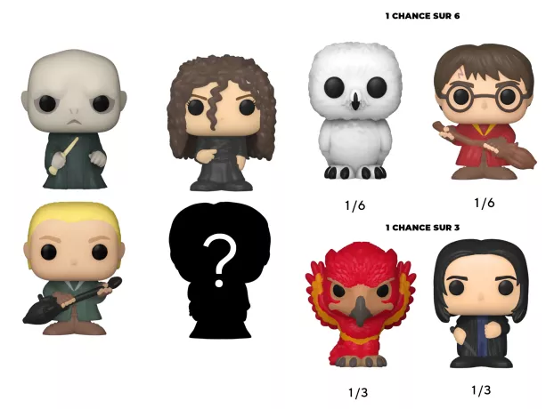 HARRY POTTER – Bitty Pop 4er-Pack 2,5 cm – Voldemort