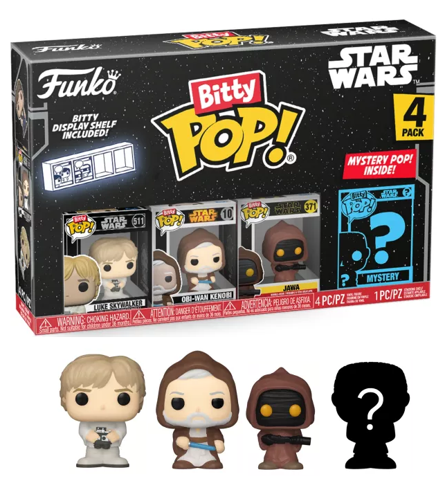 STAR WARS – Bitty Pop 4er-Pack 2,5 cm – Luke